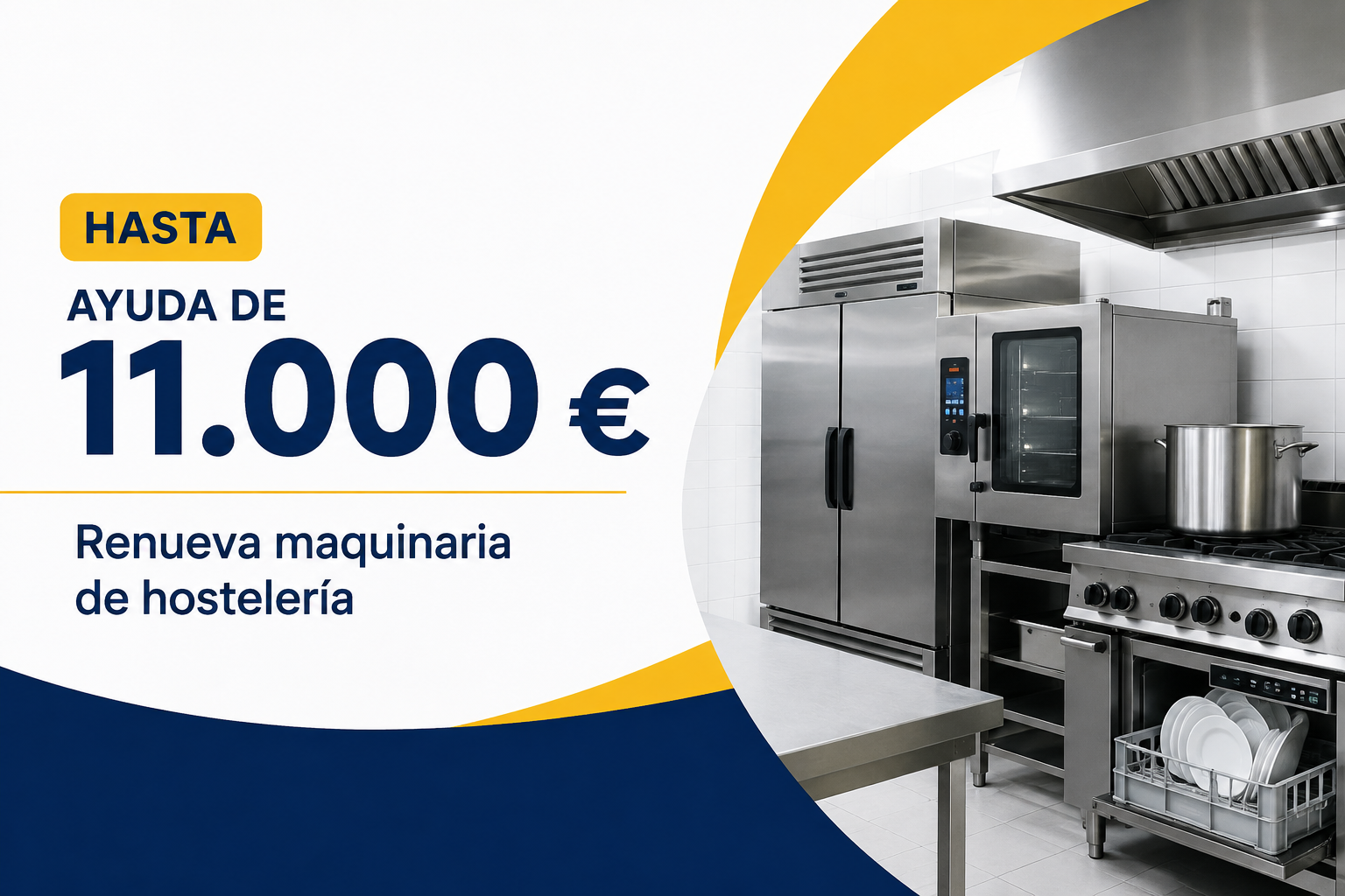 Ayuda de hasta 11.000 € para renovar maquinaria de hostelería