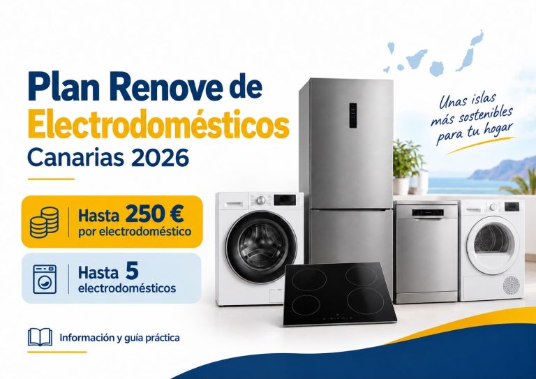 Plan Renove Electrodomésticos Canarias 2026